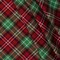 Mook Fabrics Christmas Diagonal Plaid Red Green 100% Cotton Fabric By the yard